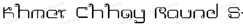 Khmer Chhay Round 5字体转换